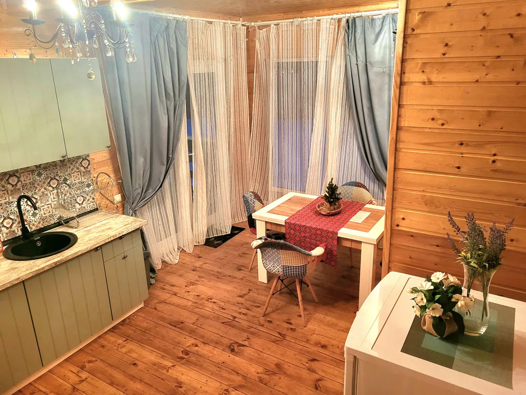 Дизайнерский домик на семейной экоферме в Немцово