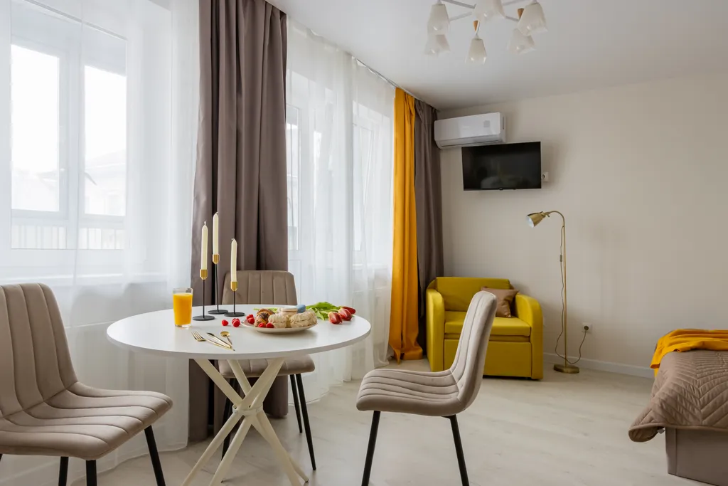 Eliza home | студия с современным дизайном и теплым вайбом