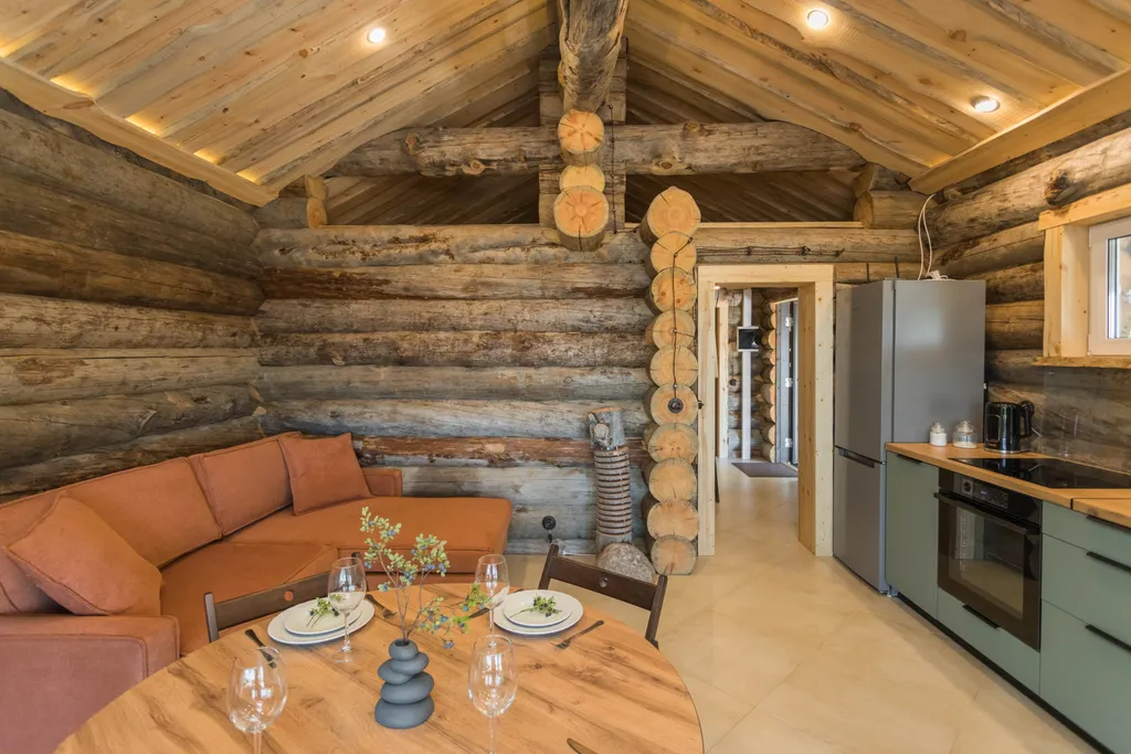 Коттедж из сосны Кело с видом на озеро