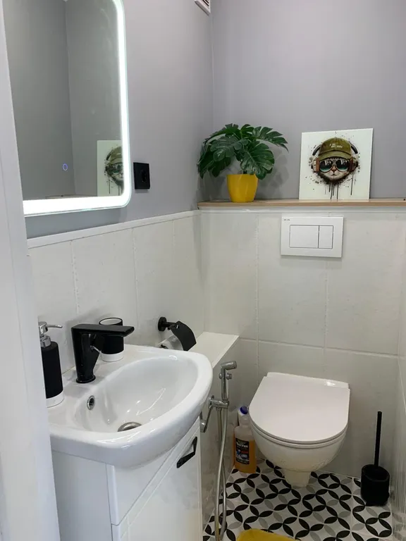 Двухуровневая 2 комнатная квартира