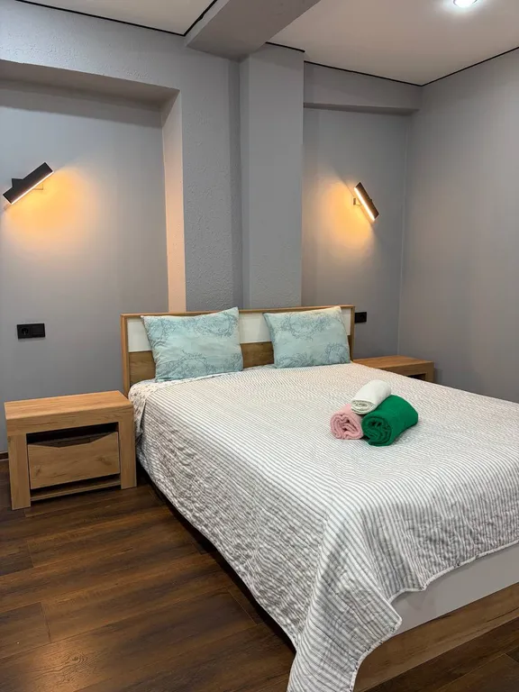 Студия в центре Домбая с видом на горы(у подъемников)