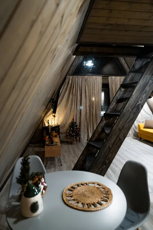 Дом А-Фрейм с террасой №4