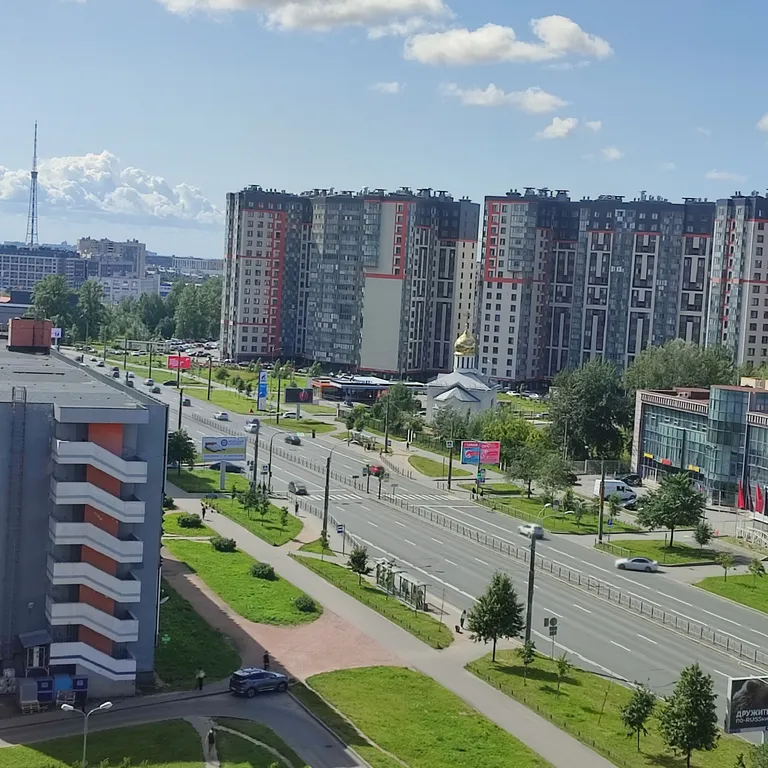 Квартира Квартира Уютная студия с бесплатной парковкой — Санкт-Петербург