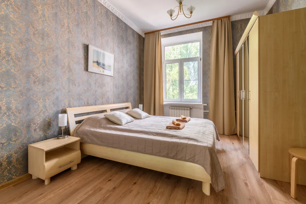 Роскошная квартира с балконом и парковкой рядом с Петропавловкой