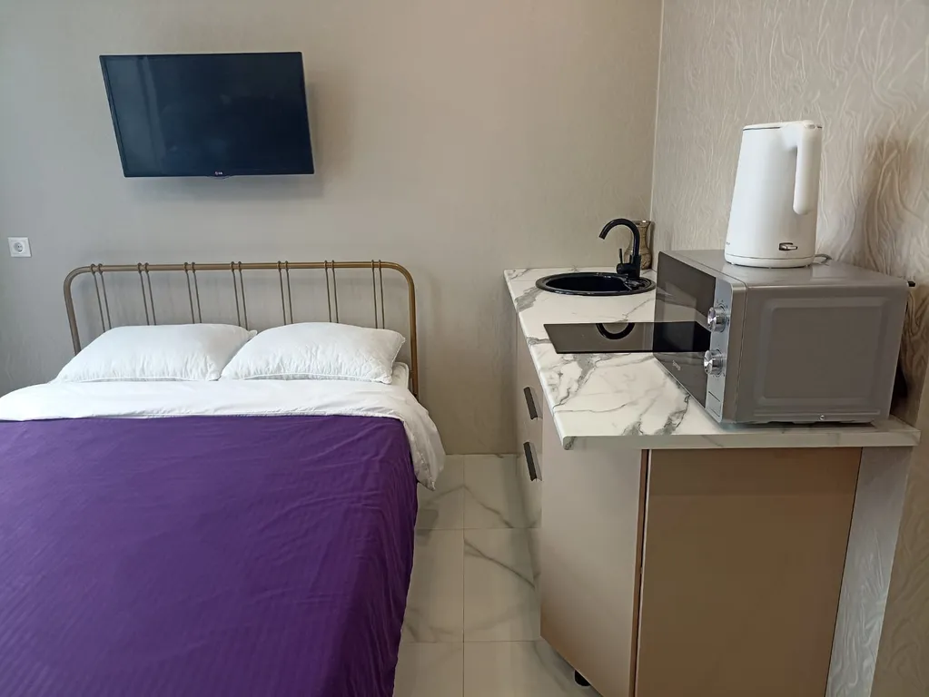 Квартира Отличная квартира-студия с видом на море на первой линии — Анапа