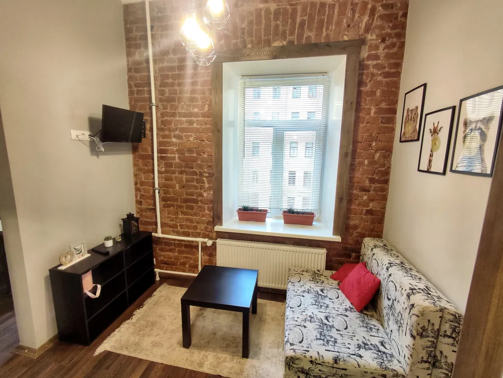 Квартира Квартира Лофт-студия с кухней в центре Васильевского острова — Санкт-Петербург