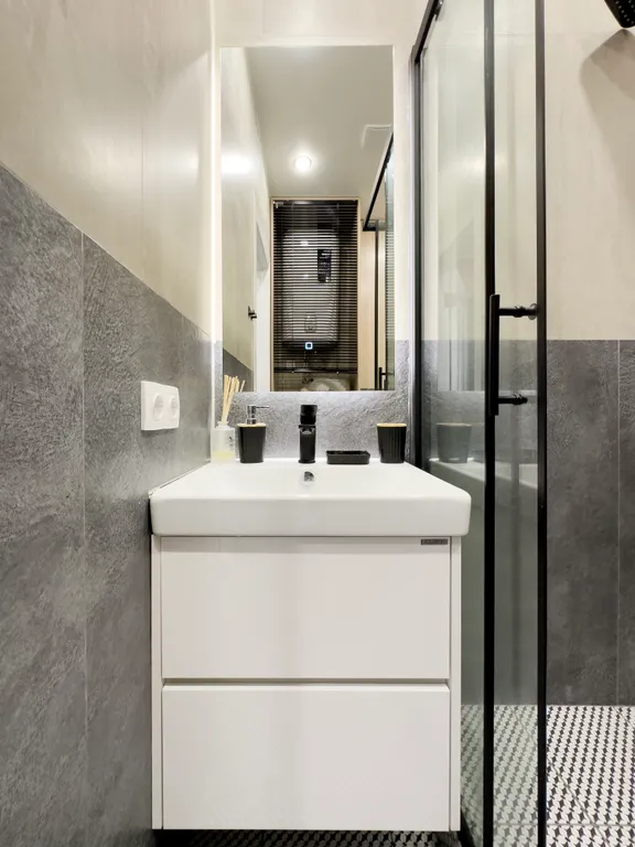 Квартира Квартира Дизайнерская студия для пары, вид на Москва-сити — Москва