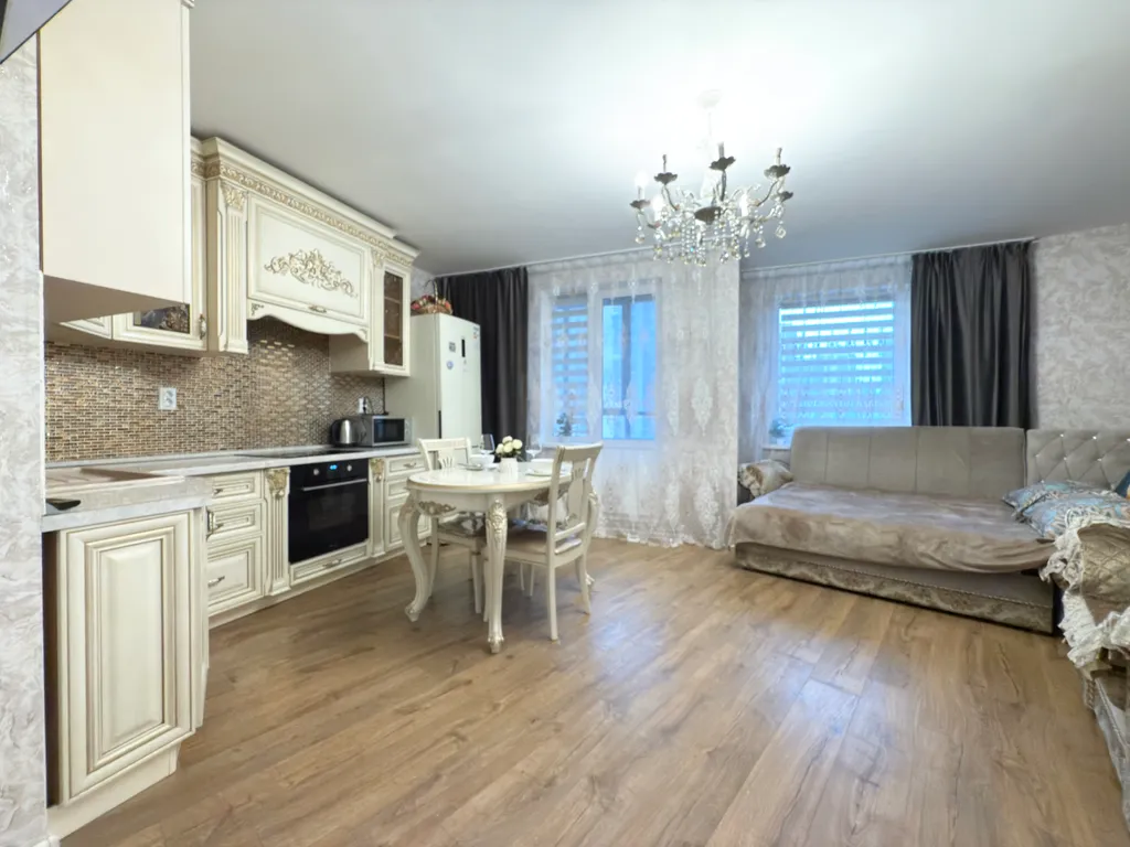 Уютная квартира-студия пять минут от метро Девяткино, красная ветка — аренда посуточно в Мурино