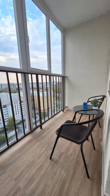 Квартира-студия с отличным видом на весь город