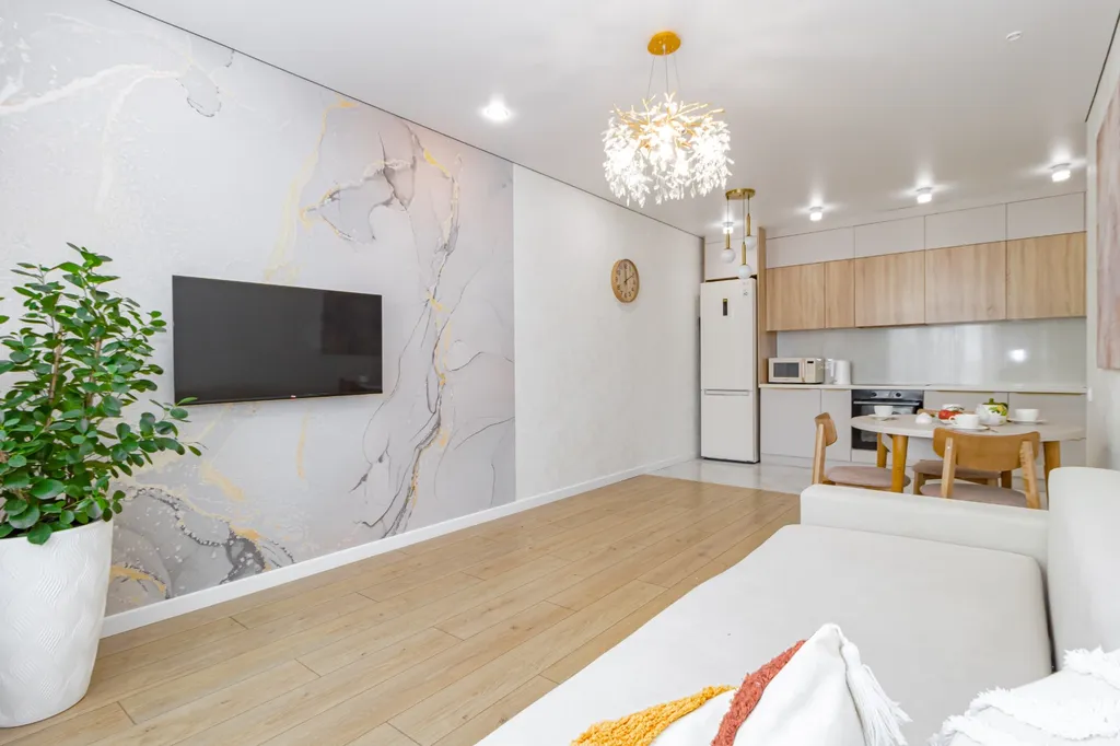 Апартамент с 2 спальнями рядом с Хан шатром