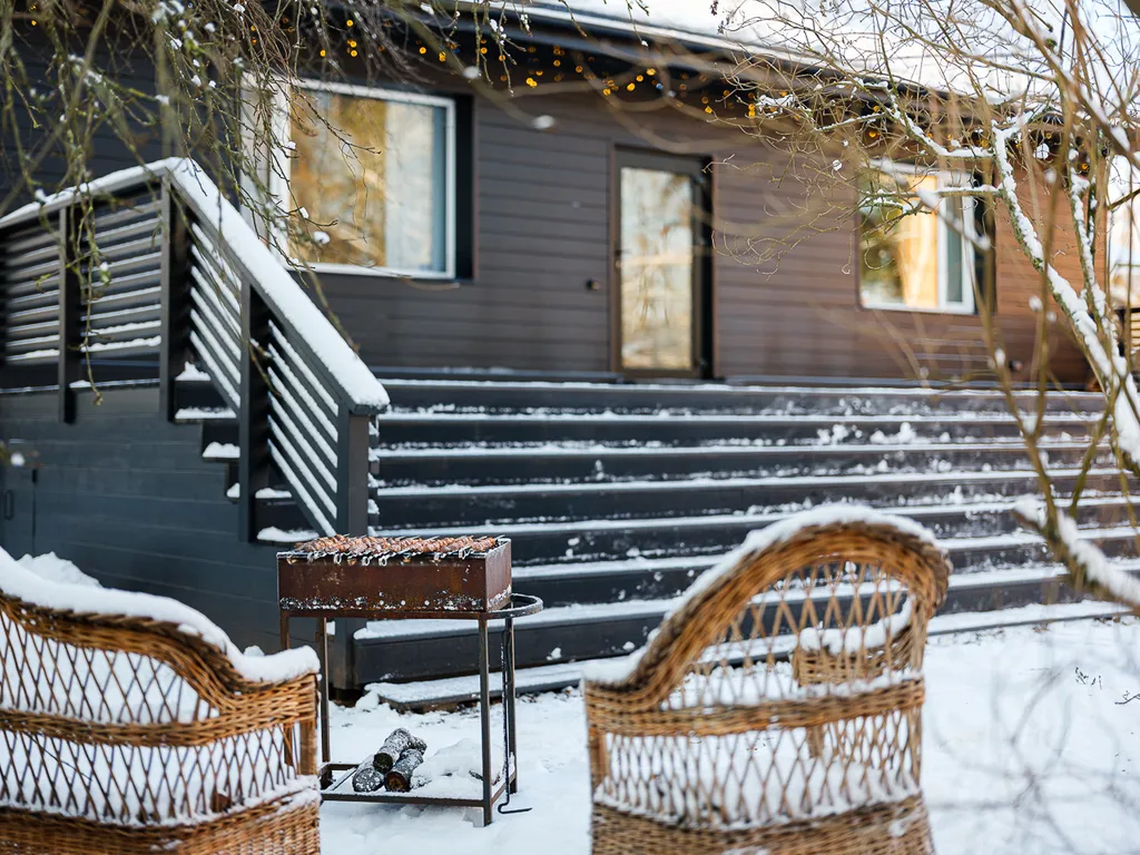 Дом Шерл с террасой и сауной в черте города