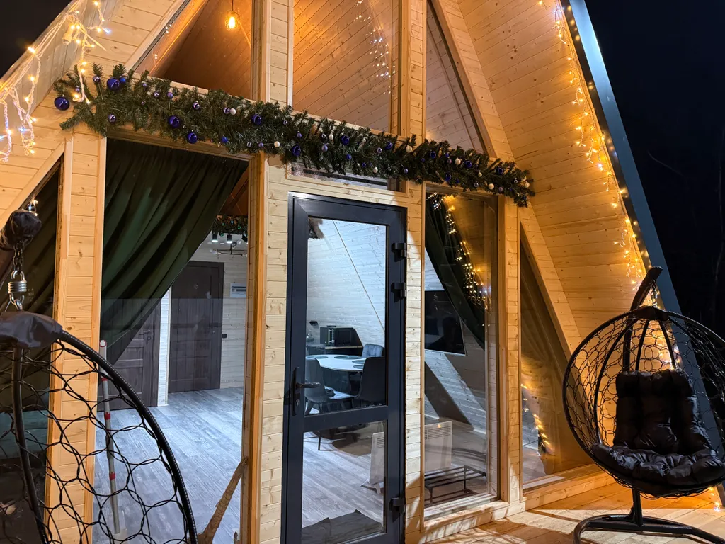 А-фрейм рядом с парком Лога