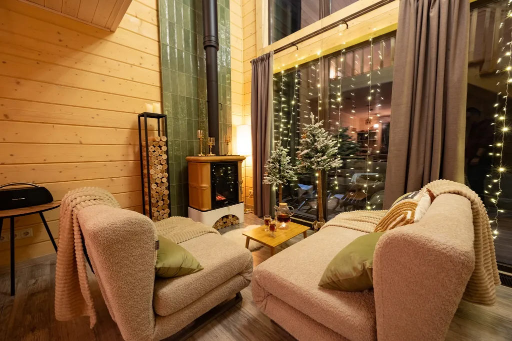 Дом с камином