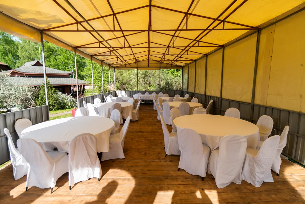 Коттедж Дом на пруду с дровяной сауной и караоке в китайском стиле — Высоково