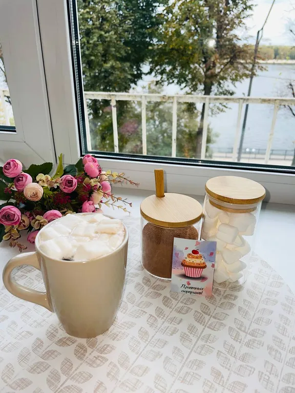 Уютная квартира с видом на реку Волга в центре