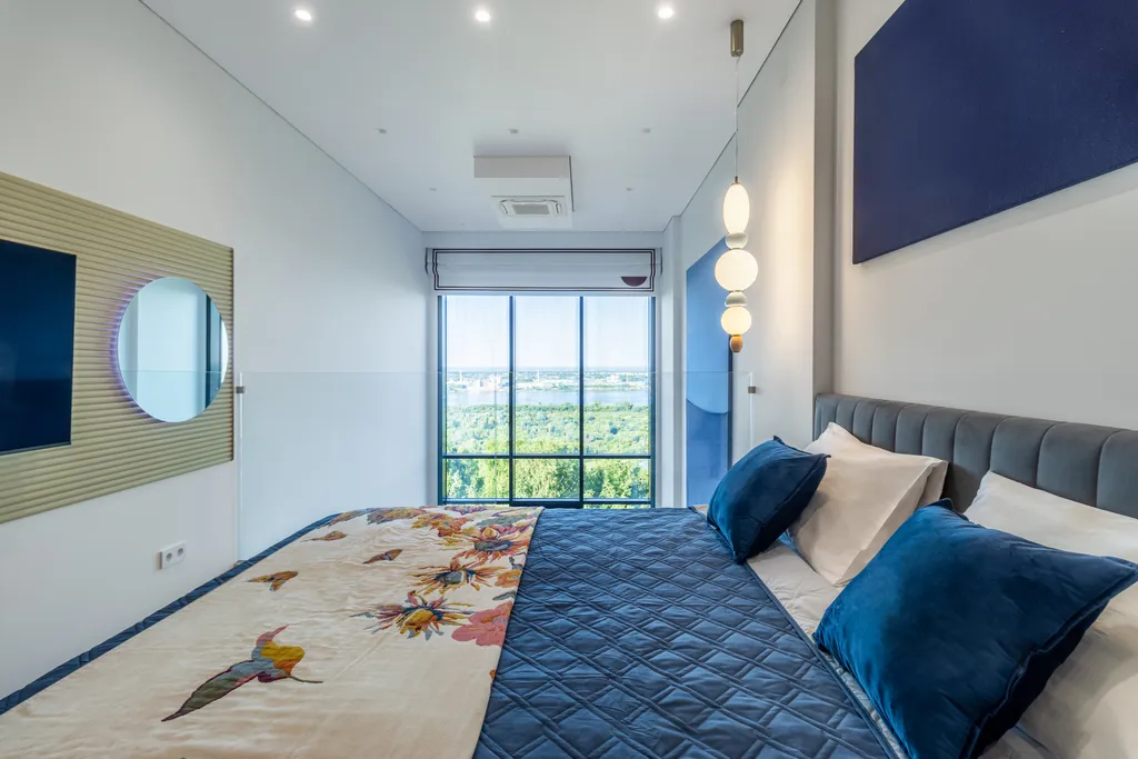 Двухуровневые апартаменты с видом на Волгу