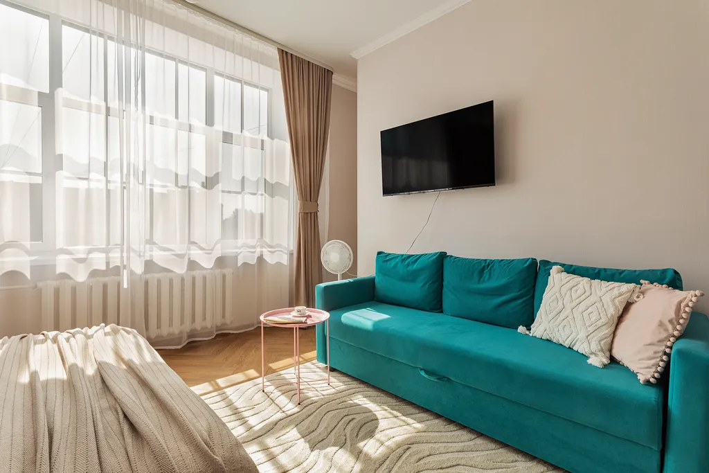 J&N Apartments Четырехместная студия с видом на парк