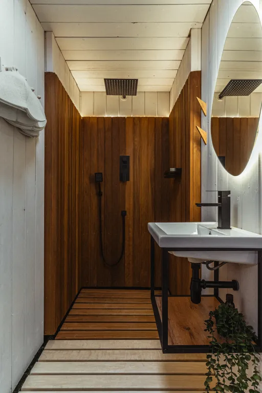 Коттедж Супер большой A-frame треугольный дом в уединенном сосновом лесу — Ермилово