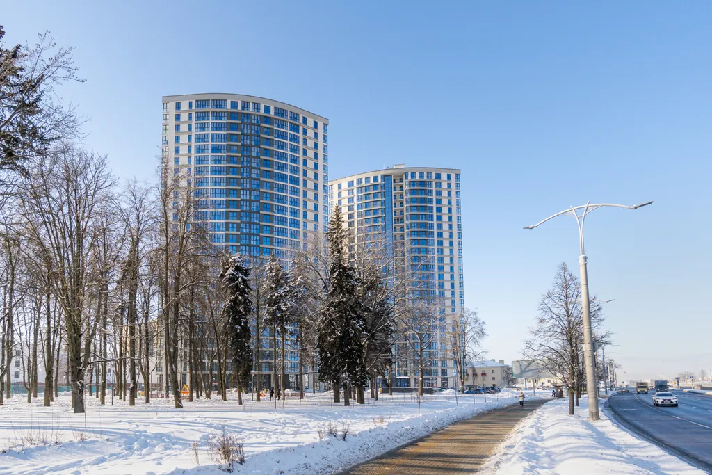 Просторная квартира с видом на Минск