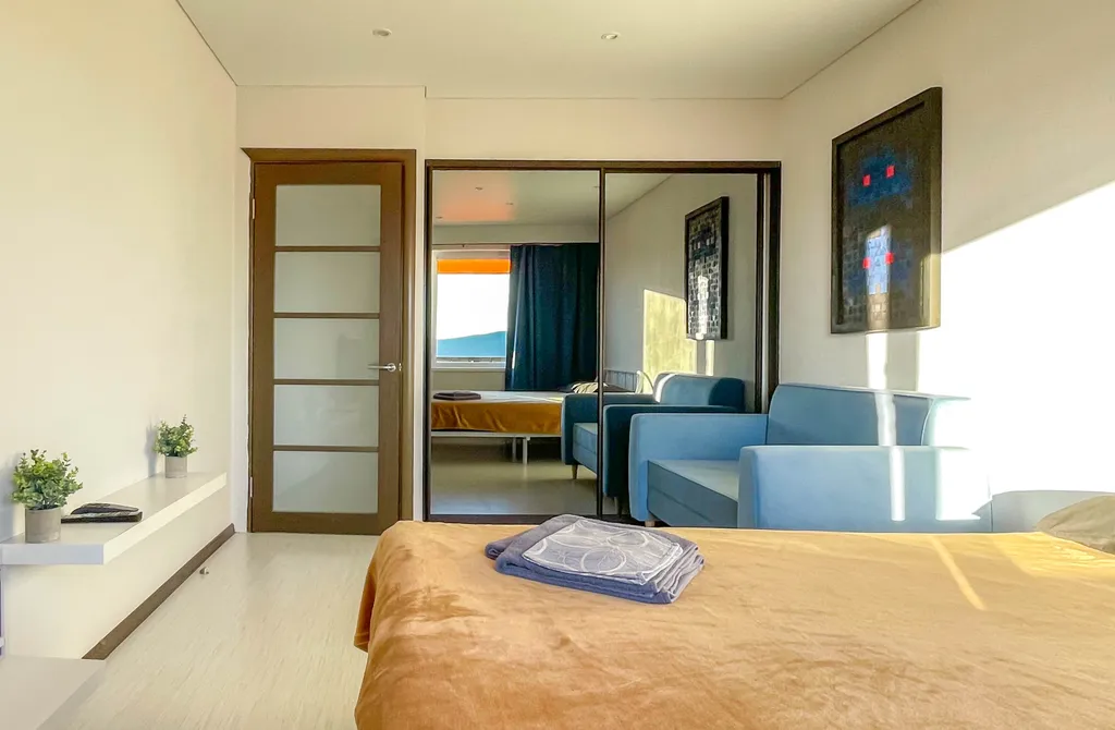 Квартира с панорамным видом на Мурманск и Кольский залив