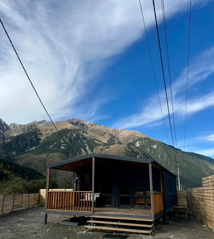 Домик в горах Осетии