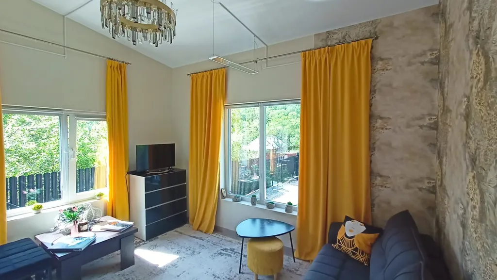 Дом 32m2 — чан из лиственницы, кухня, Wi-Fi