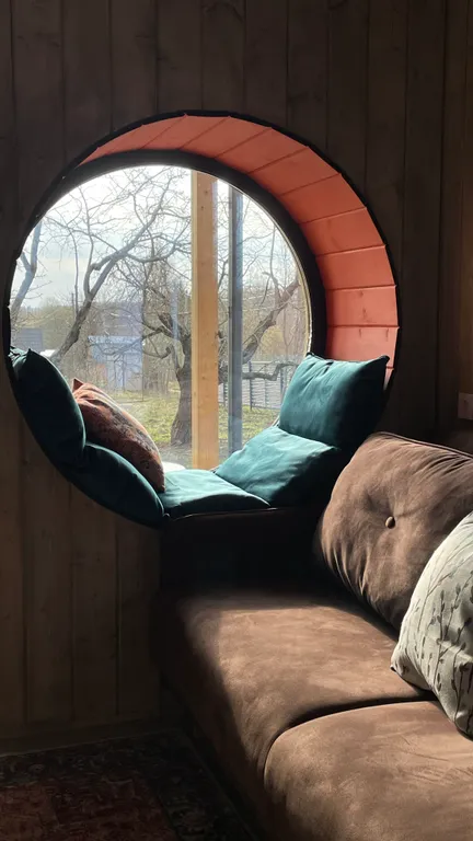 Дом с камином и баней Две яблони