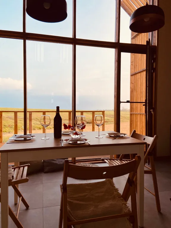 Дом с террасой с видом на море