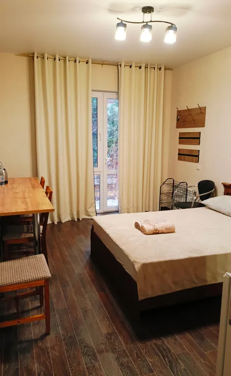 Уютная семейная студия с кухней и стиральной машинкой до 5 человек