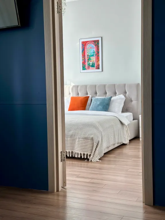 Квартира Яркая евродвушка Skyline напротив Мега центра — Алматы