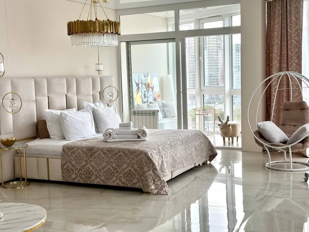 Атмосфера комфорта студия Золотая антилопа с лоджией