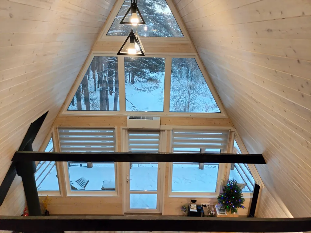 Глэмпинг A-frame Дом-1