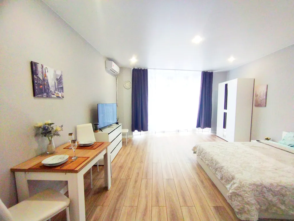 Квартира Квартира Студия с кроватью в ЖК Самолёт — Краснодар