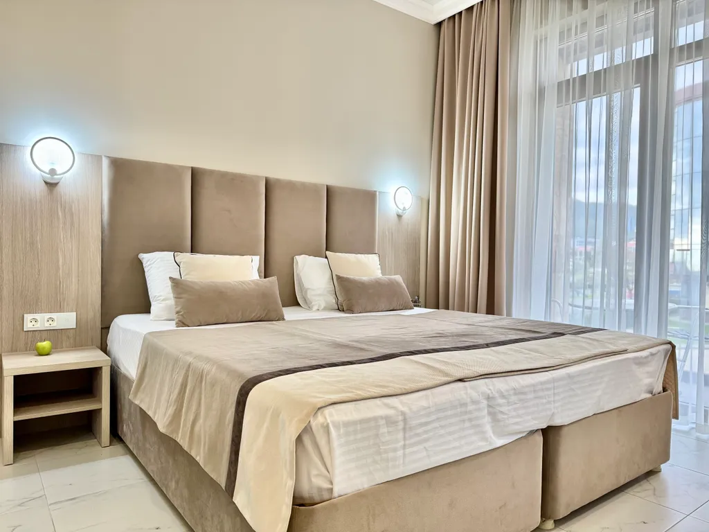 Квартира Квартира Комфорт с видом на горы и балконом — Лазаревское