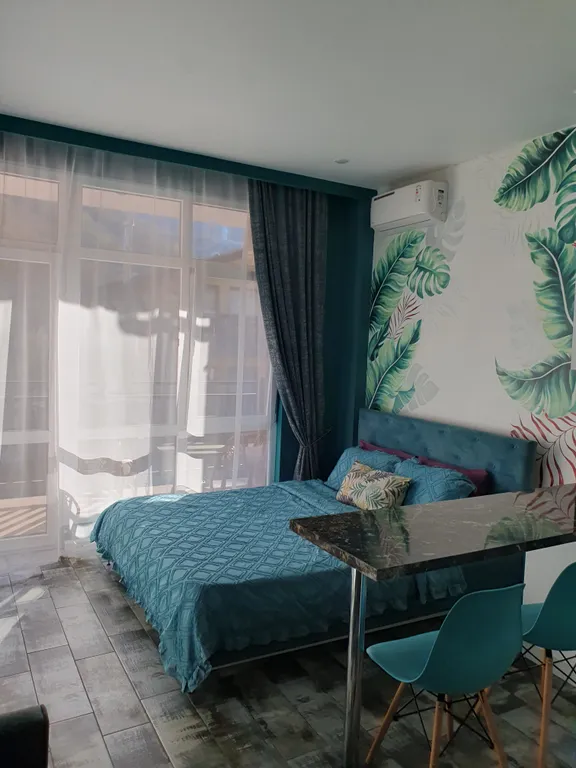 Уютная студия с видом на горы