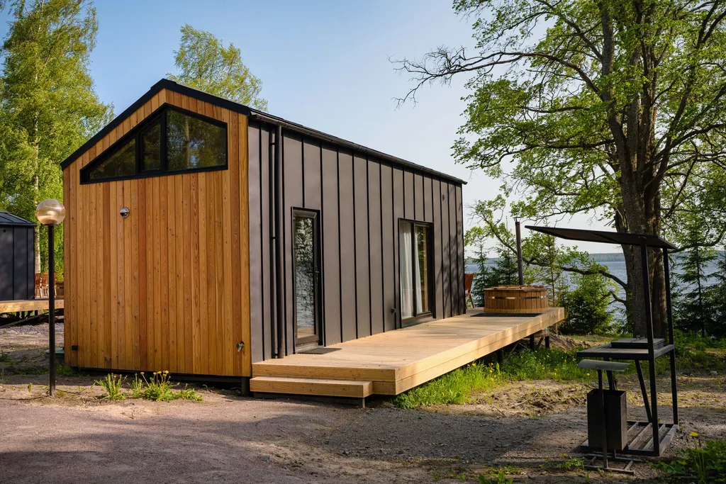 Коттедж Двухместный барнхаус на берегу озера — Плодовое