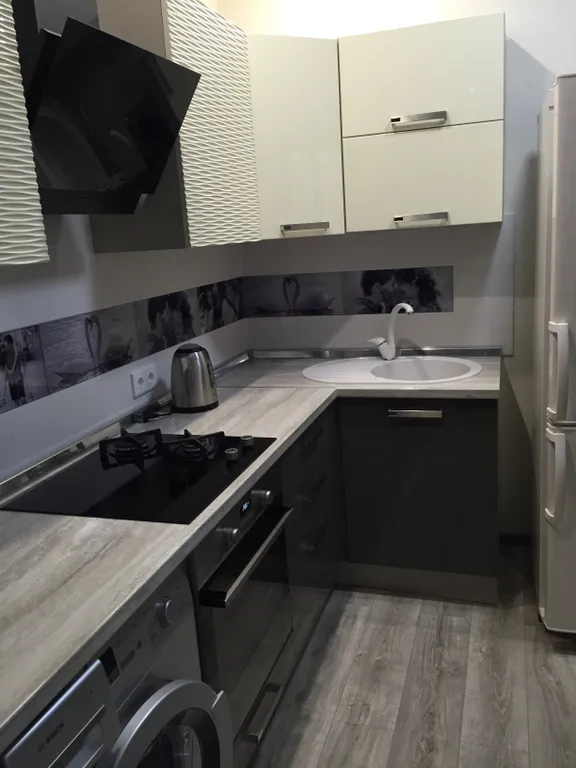 Студия с видом на море и горы