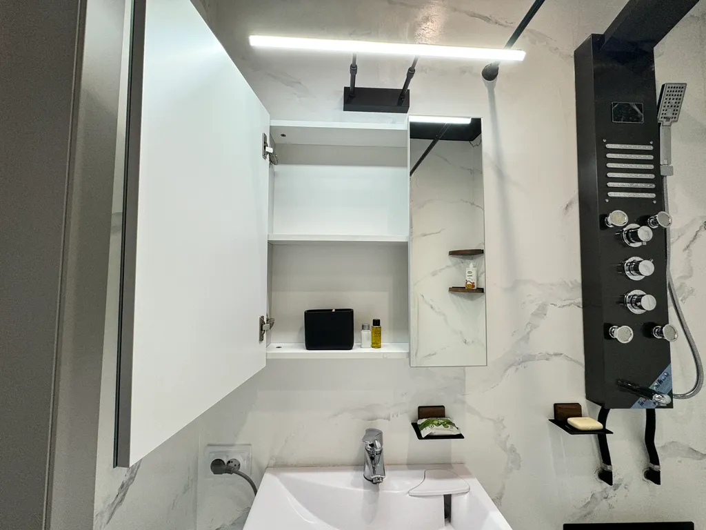 Северное сияние в удобных апартаментах в центре города