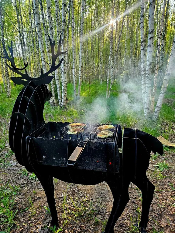 Лесной теремок с горячей купелью