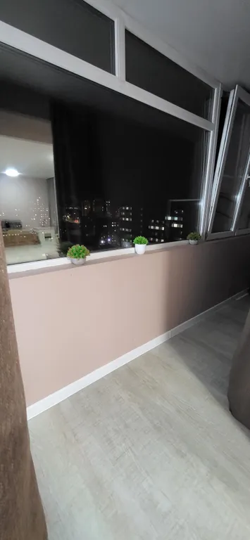 Уютная студия на  16 этаже с прекрасным видом на город