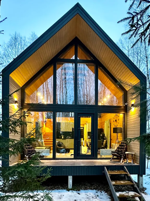 Коттедж Комфортный загородный дом с сауной вблизи заповедника — Семеновское