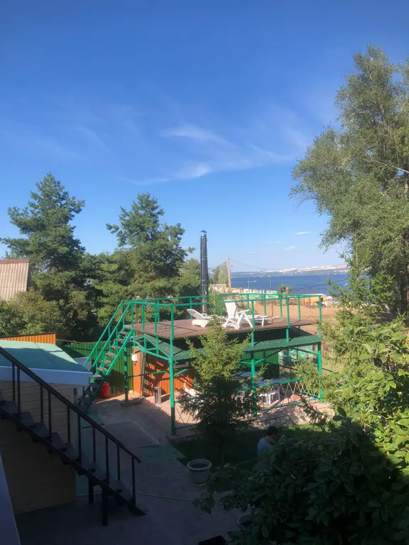 База отдыха на острове Проран в черте города Самара