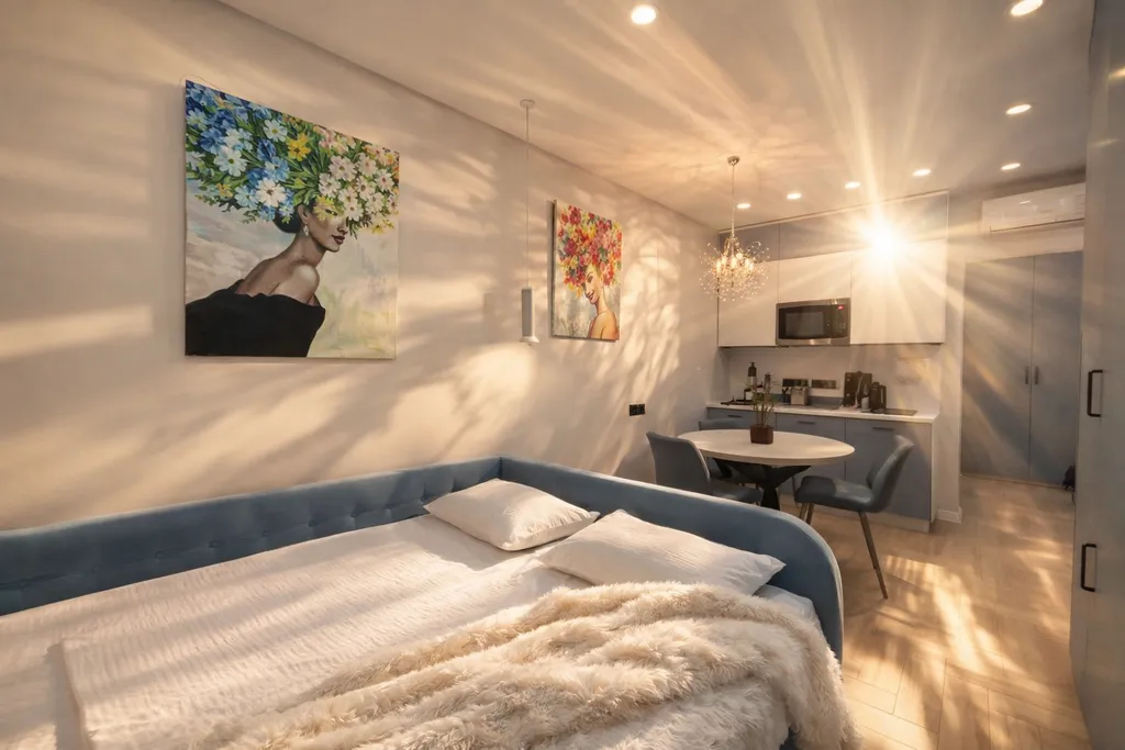 Дизайнерская студия ls-lux-fly sky лучший вид на море с 16 этажа