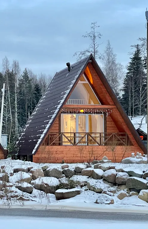 Коттедж Дом-шалаш N2 с видом на Выборгский залив — аренда посуточно в Выборг