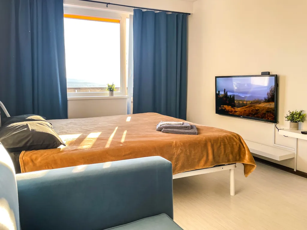 Квартира с панорамным видом на Мурманск и Кольский залив