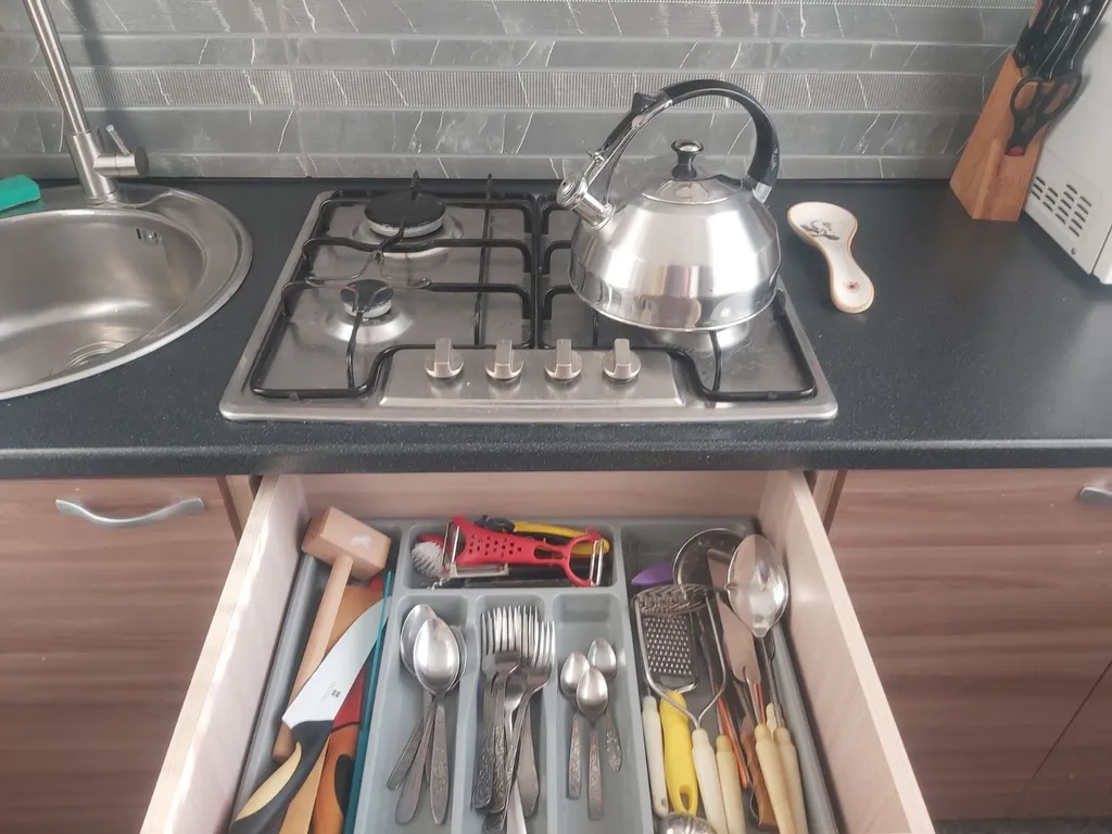 Трешка в самом центре