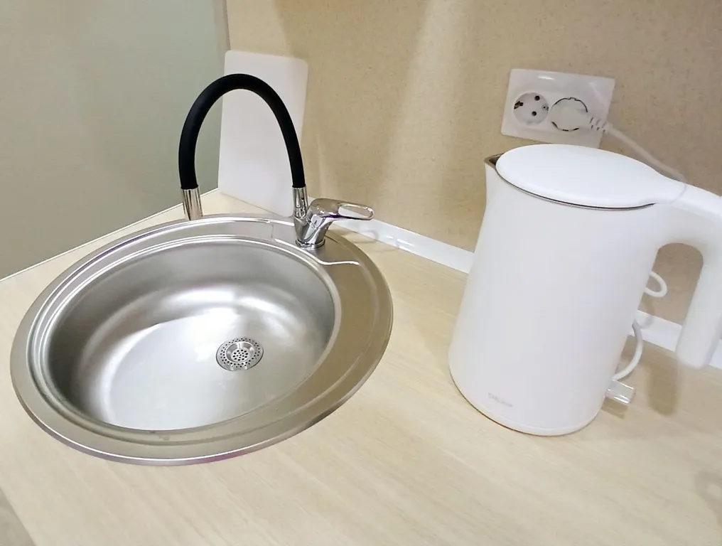 Квартира Новые 3-х местные апартаменты с кондиционером и кухней, Амалиенау — Калининград