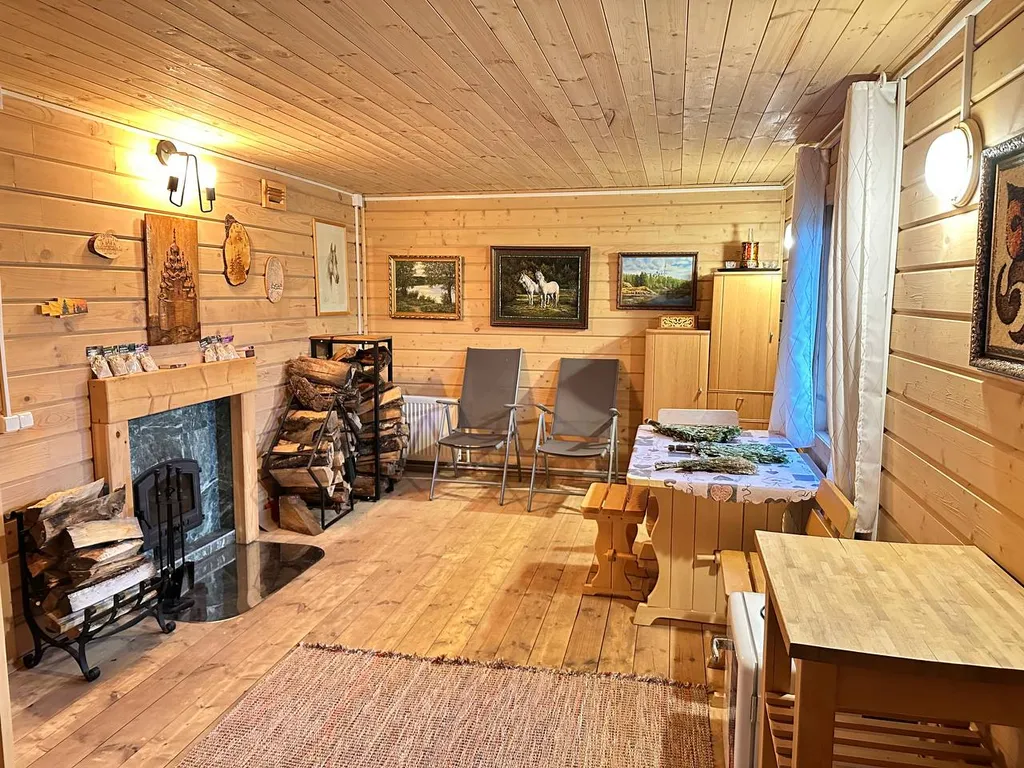 Русская усадьба с баней со швейцарским флёром