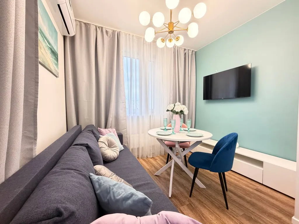 Однокомнатная квартира с видом на олимпийский парк