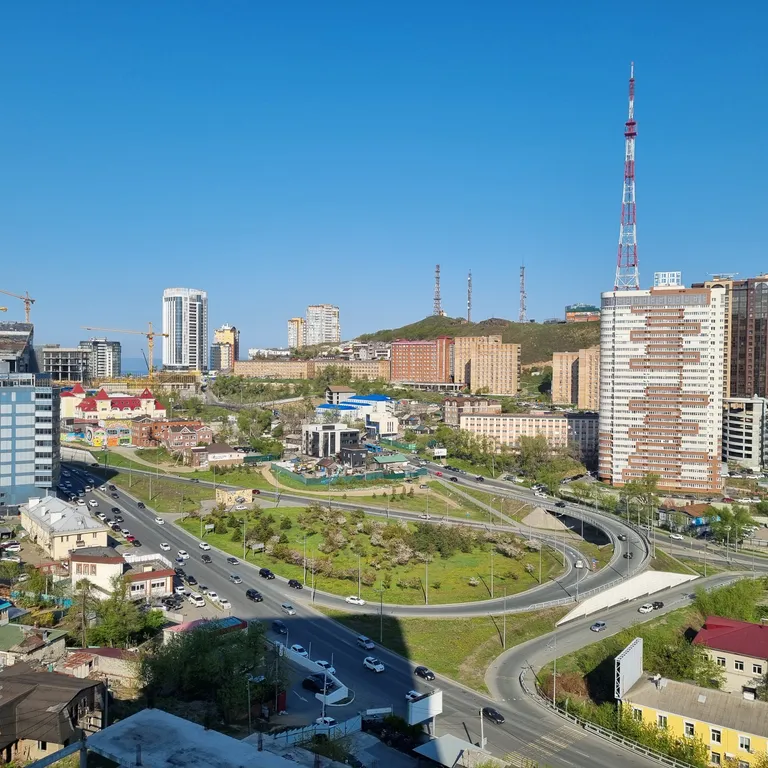 Новая квартира в центре города с красивым видом